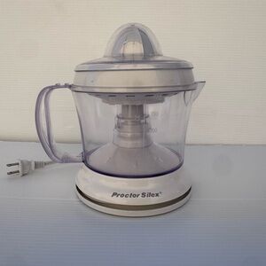 Proctor Silex Electric Citrus Juicer 34oz 1000ml Clear Pitcher Tested Works